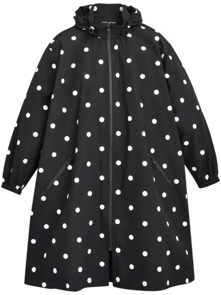 Marc Jacobs длинная ветровка в горох, черный