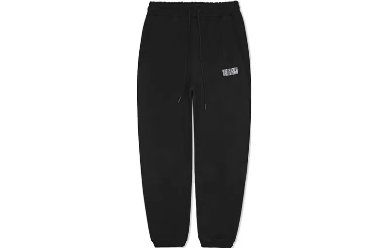 GUESS Мужские трикотажные спортивные штаны, цвет Black