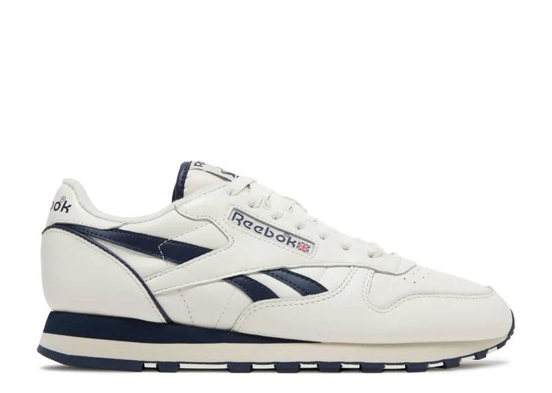 Кроссовки Reebok Classic Leather 1983 Vintage 'Chalk Vector Navy', белый