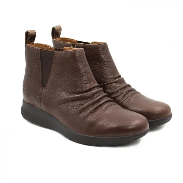 Полусапоги женские Clarks Un Adorn Mid 26136862 коричневые 37 EU