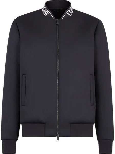 Fendi бомбер с логотипом