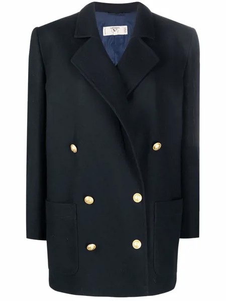 Valentino Pre-Owned двубортный пиджак 1980-х годов