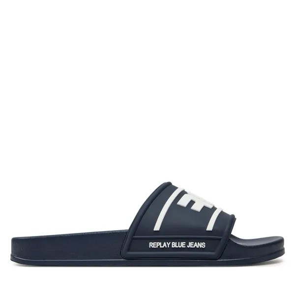 Шлепанцы Replay GMF1A.000.C0048S Navy/White 195, темно-синий