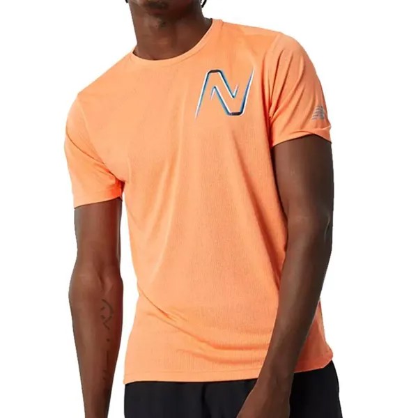 Футболка New Balance Impact Run, цвет naranja