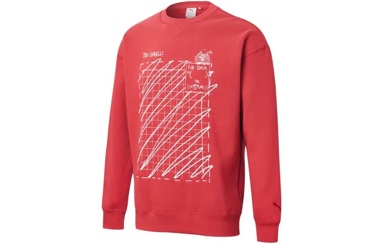 Свитшот MICHAEL LAU Collaboration для мужчин, красный Puma, красный