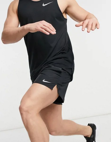 Черные шорты Nike Running - Challenger (5 дюймов)-Черный цвет