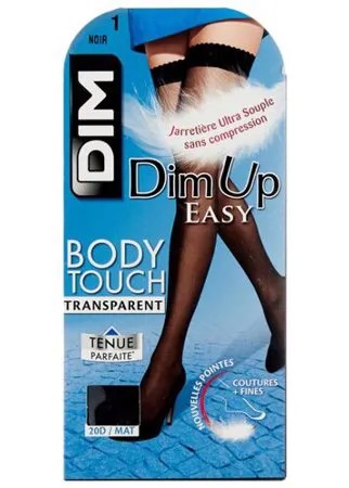 Чулки DIM Dim Up Body Touch Voile 20 den, размер 1, noir (черный)