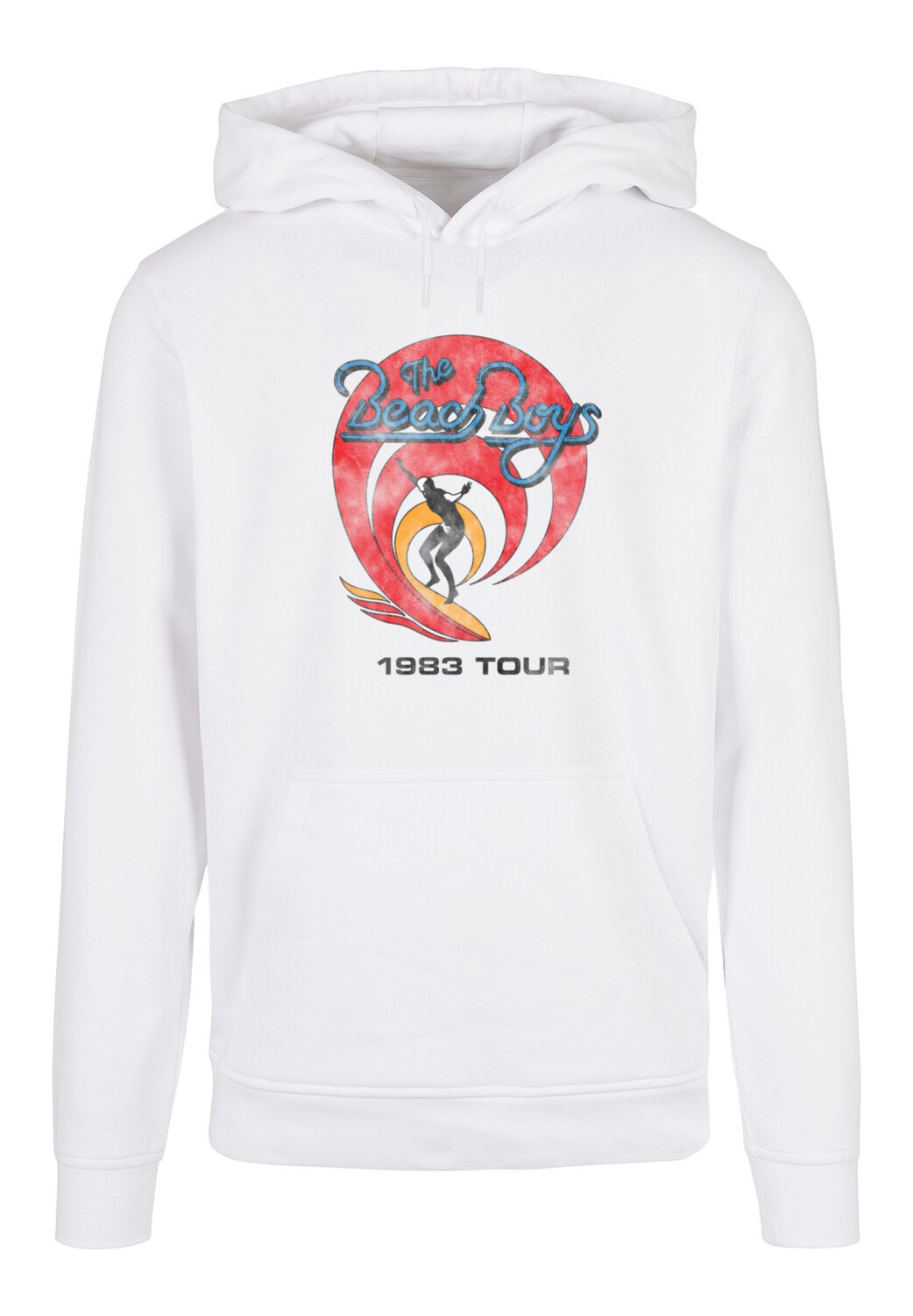 Пуловер F4NT4STIC Basic Hoodie The Beach Boys Band Surfer '83 Vintage, белый