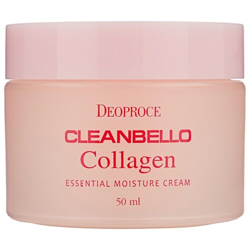 Deoproce Cleanbello Collagen Essential Moisture Cream Увлажняющий крем для лица с коллагеном, 50 мл