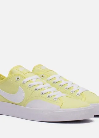 Кроссовки Nike SB BLZR Court Light Citron, цвет жёлтый, размер 44 EU