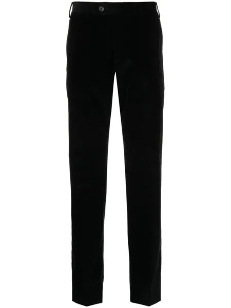 Corneliani вельветовые брюки чинос, черный
