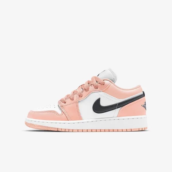 Кроссовки Nike Air Jordan 1 Low Light Arctic Pink GS 553560-800