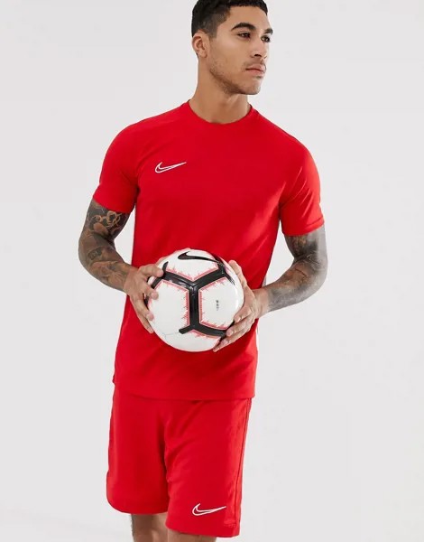 Красная футболка Nike Football academy-Красный