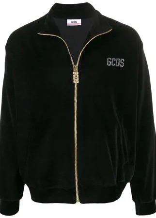 Gcds куртка на молнии с декорированным логотипом