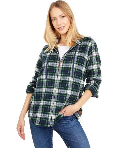 Худи L.L.Bean Scotch Plaid Flannel Relaxed Fit, цвет Dress Gordon