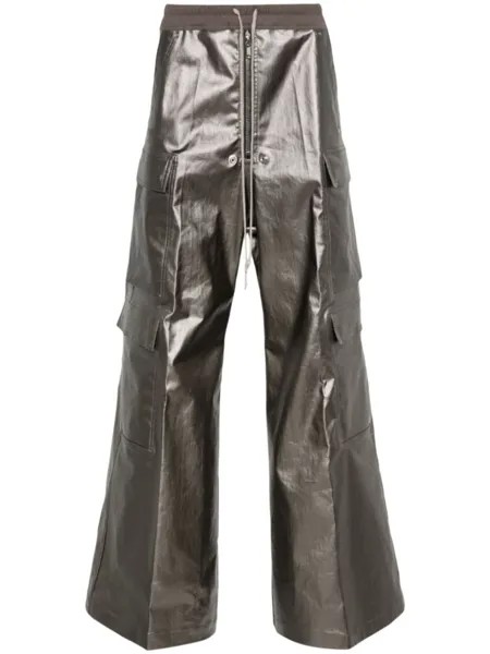 Rick Owens широкие джинсы Lido Cargobela, серый