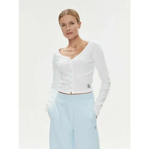 Кардиган Calvin Klein Jeans, размер L [INT], белый
