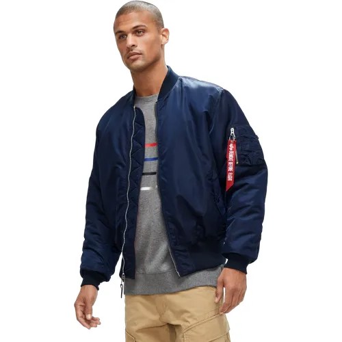 Бомбер ALPHA INDUSTRIES, размер XL, синий