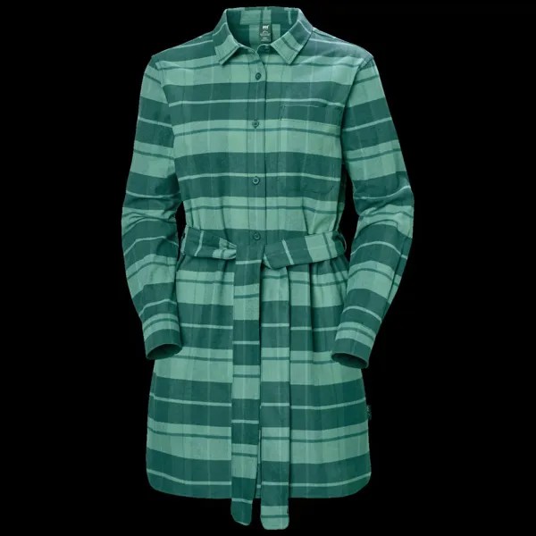 Короткое платье Helly Hansen Organic Long Sleeve, зеленый