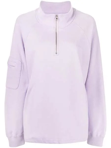 MM6 Maison Margiela толстовка оверсайз на молнии