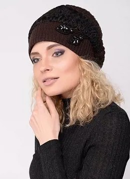 Берет из каракуля 04 c утеплителем, КАЛЯЕВ