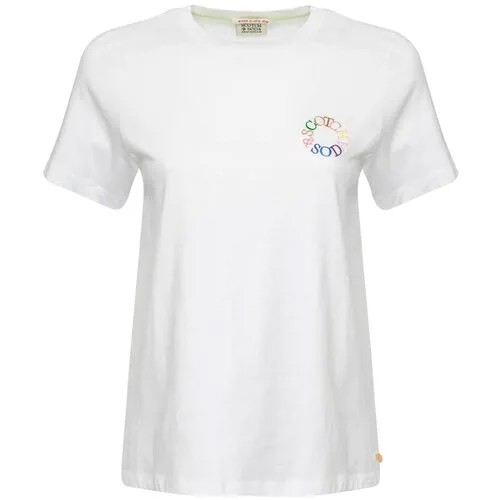 Футболка SCOTCH & SODA, размер S, белый