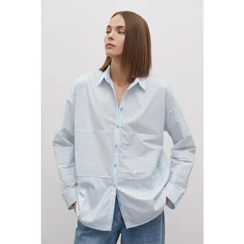 Блуза FINN FLARE, размер XS, голубой