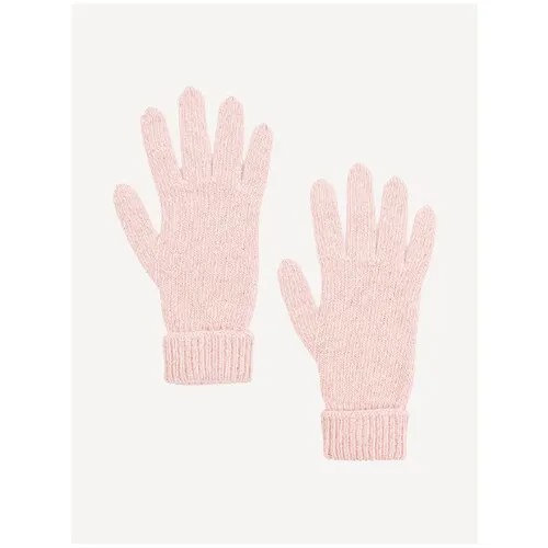 Перчатки Noryalli, демисезон/зима, шерсть, размер One Size, розовый