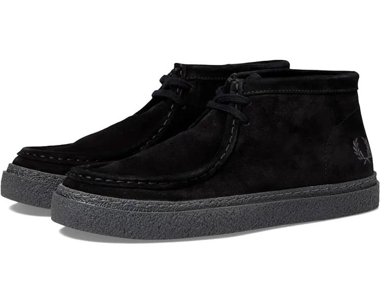 Кроссовки Fred Perry Dawson Mid Suede, черный