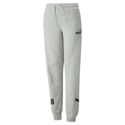 Спортивные штаны Puma Power для мальчиков Серые повседневные спортивные штаны для мальчиков 67424704