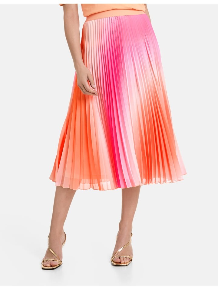 Длинная юбка Gerry Weber, цвет lila/pink druck