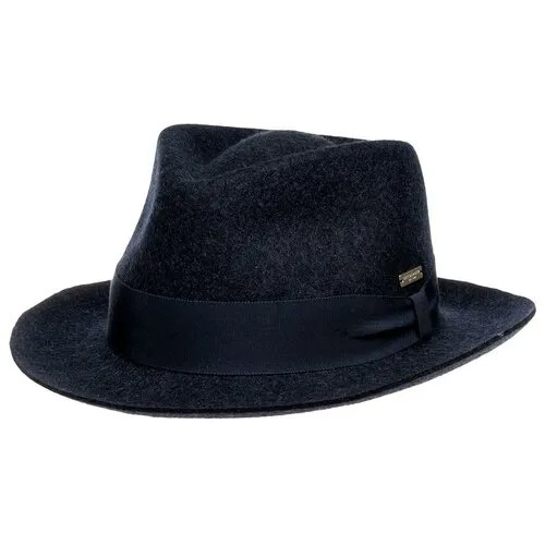 Шляпа SEEBERGER арт. 70424-0 FELT FEDORA (темно-синий), размер 57