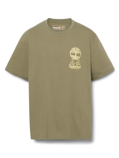 Футболка Timberland FOR THE OUTDOORS, хаки