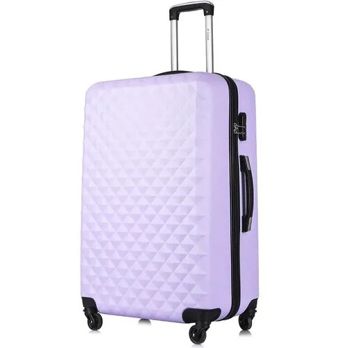 Умный чемодан L'case Phatthaya, 105 л, размер L, фиолетовый