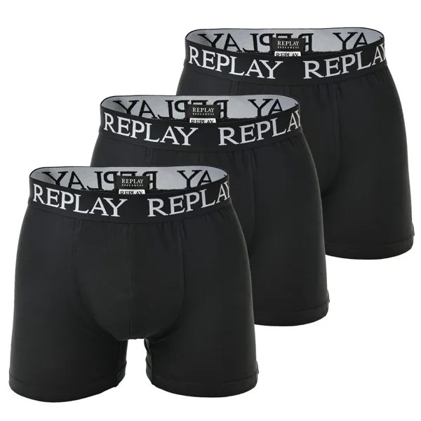 Боксеры Replay Boxershort 3 шт, черный