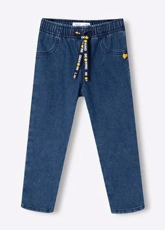 Прямые джинсы с резинкой для мальчика Gloria Jeans