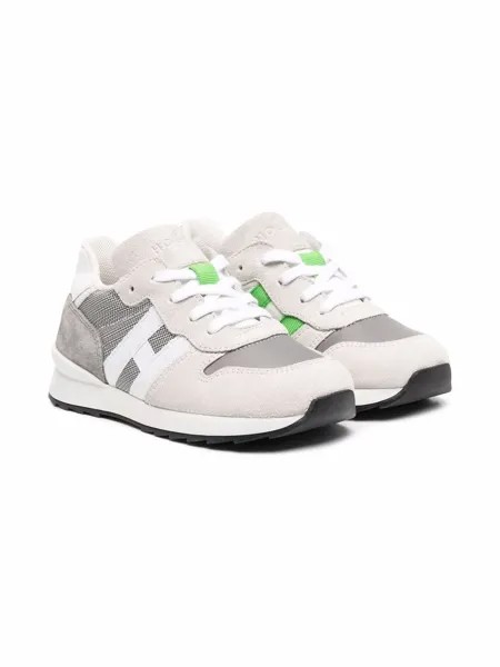 Hogan Kids кроссовки в стиле колор-блок