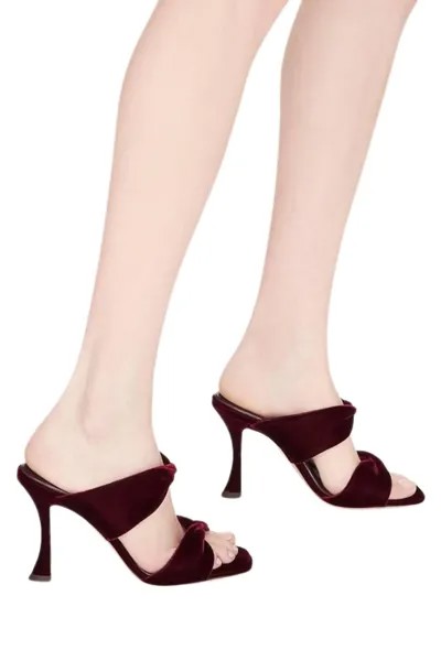 Сандалии Twist 95 цвета Мерло Aquazzura