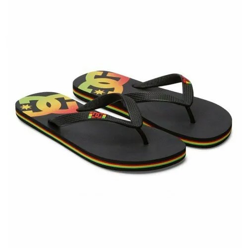Шлепанцы DC Shoes, размер 12, разноцветный