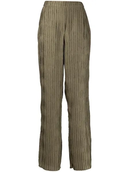 Jonathan Simkhai прямые брюки McKenzie со складками