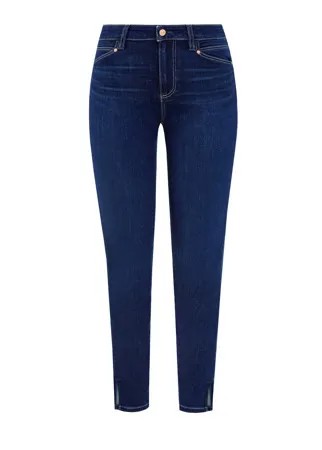 Высокие джинсы Hoxton Ankle из эластичного денима