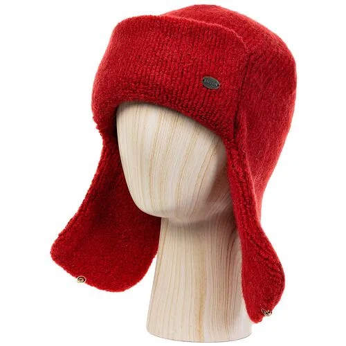 Шапка ушанка LABBRA, размер 57, red