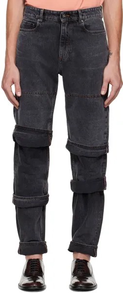 Черные джинсы с несколькими манжетами Y/Project