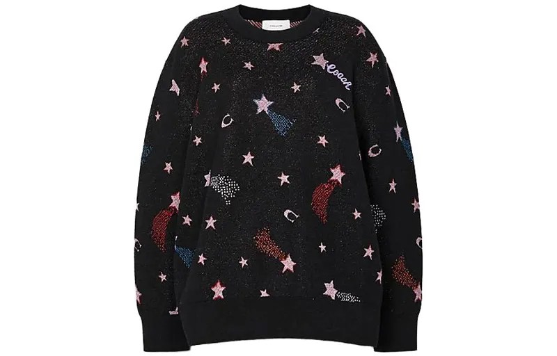 COACH Женский свитер, цвет Black
