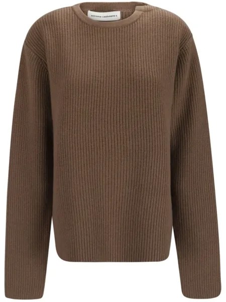 Extreme cashmere кашемировый свитер, коричневый