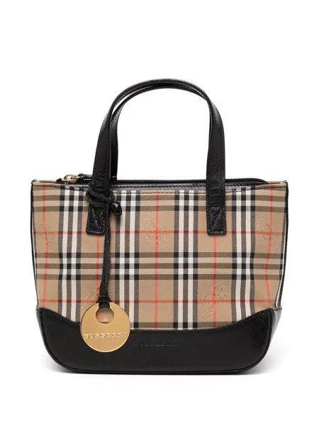 Burberry Pre-Owned мини-сумка 1990-х годов в клетку House Check