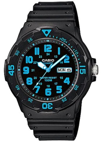 Японские наручные  мужские часы Casio MRW-200H-2B. Коллекция Analog