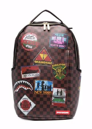 Sprayground kid рюкзак Travel с нашивками