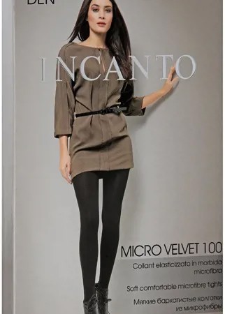 Колготки женские Incanto колготки 'Micro velvet 100' nero, размер 2 черные 2 (S)