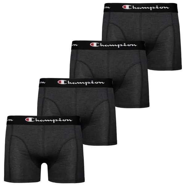 Боксеры Champion Boxershorts 4 Pack Boxer, темно-серый